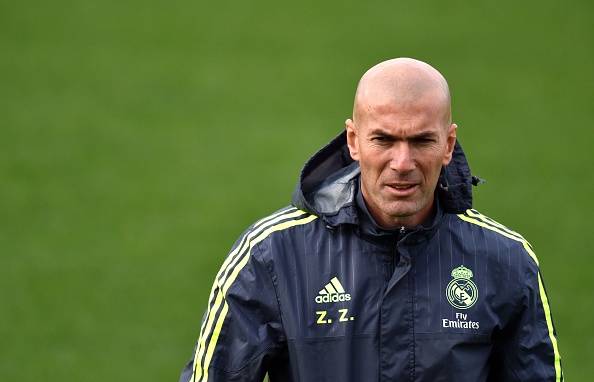 Zinedine Zidane is a big fan of Thibaut Courtois.