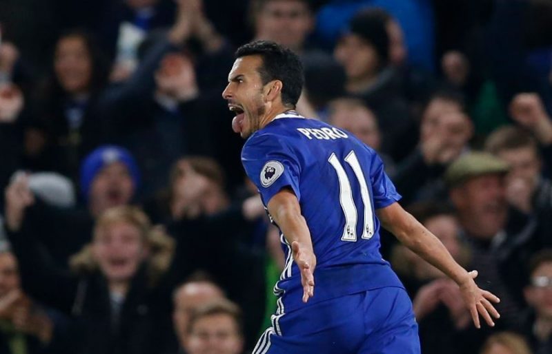Pedro's stunning curler helped Chelsea to climb from behind against Spurs.