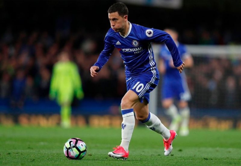 Eden Hazard has scored 15 league goals this season.
