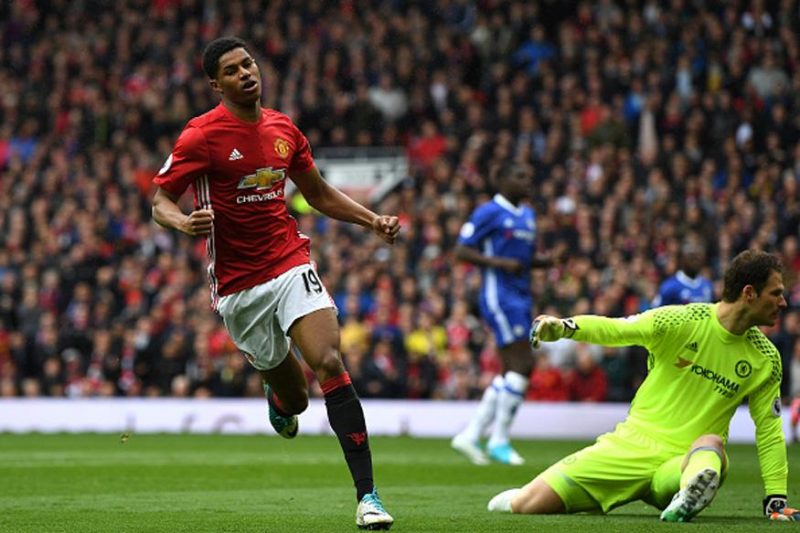 Asmir Begovic conceded twice against United yesterday.