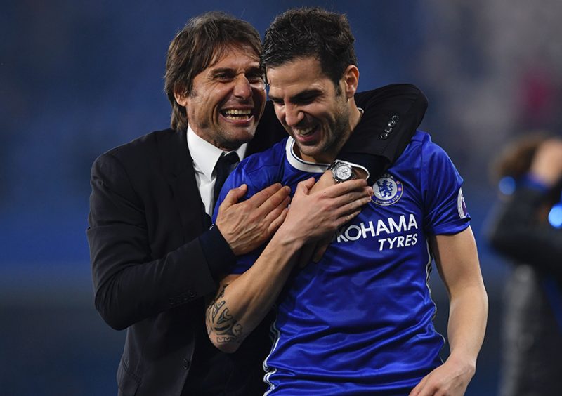 Cesc Fabregas has been a key player this season for Antonio Conte.