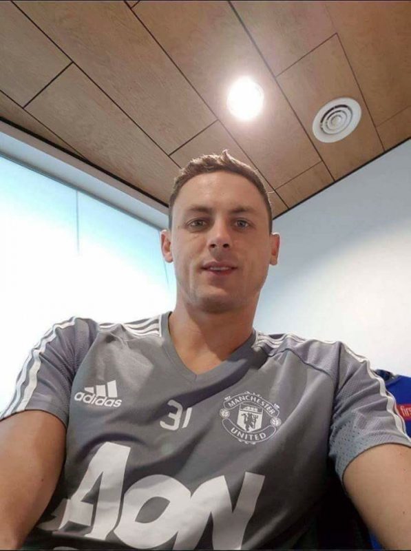 Picture of Nemanja Matic circulating on social media.