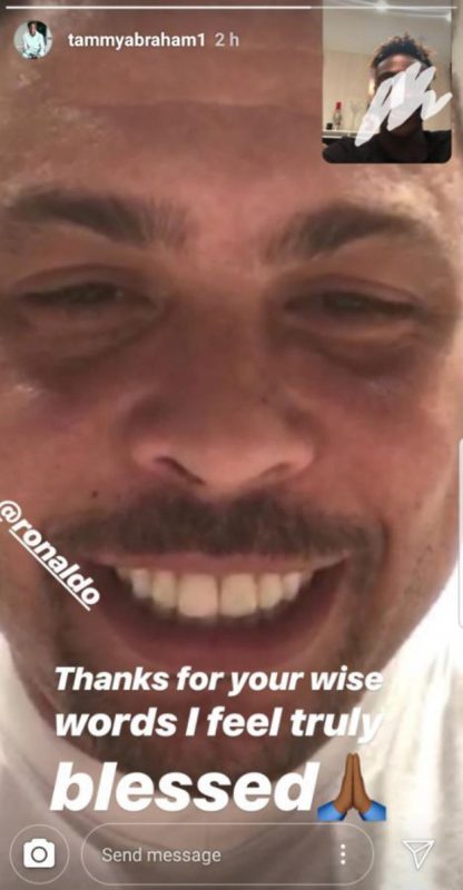 Abraham and Roanldo has a chat on FaceTime
