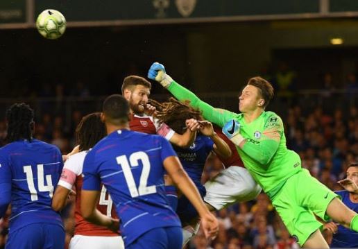 Marcin Bulka in his Chelsea days