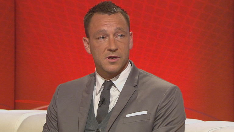John Terry on puditry duties.