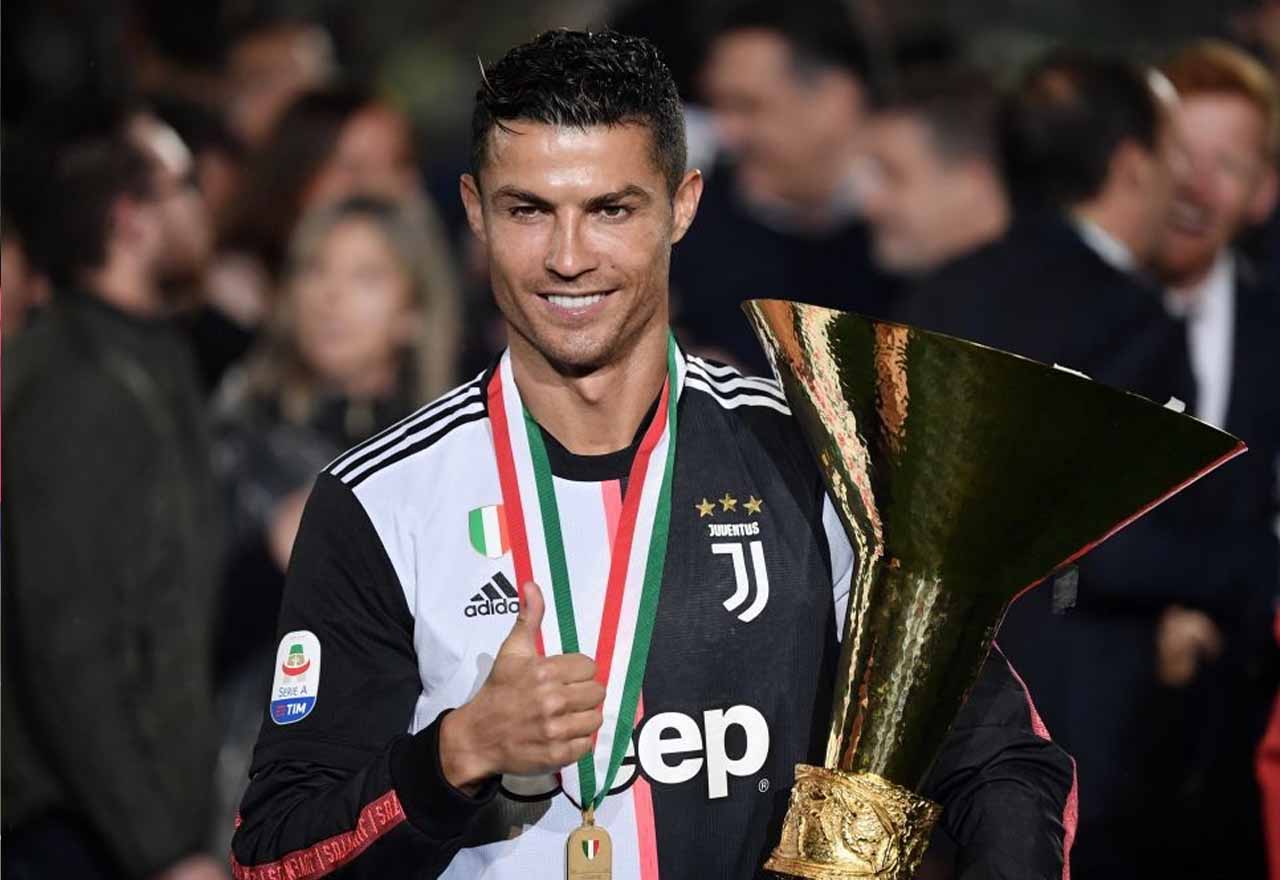 Cristiano Ronaldo during his time playing for Juventus in Serie A.