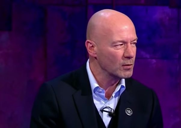 Alan Shearer on punditry duties.