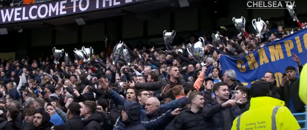 Chelsea fans singing