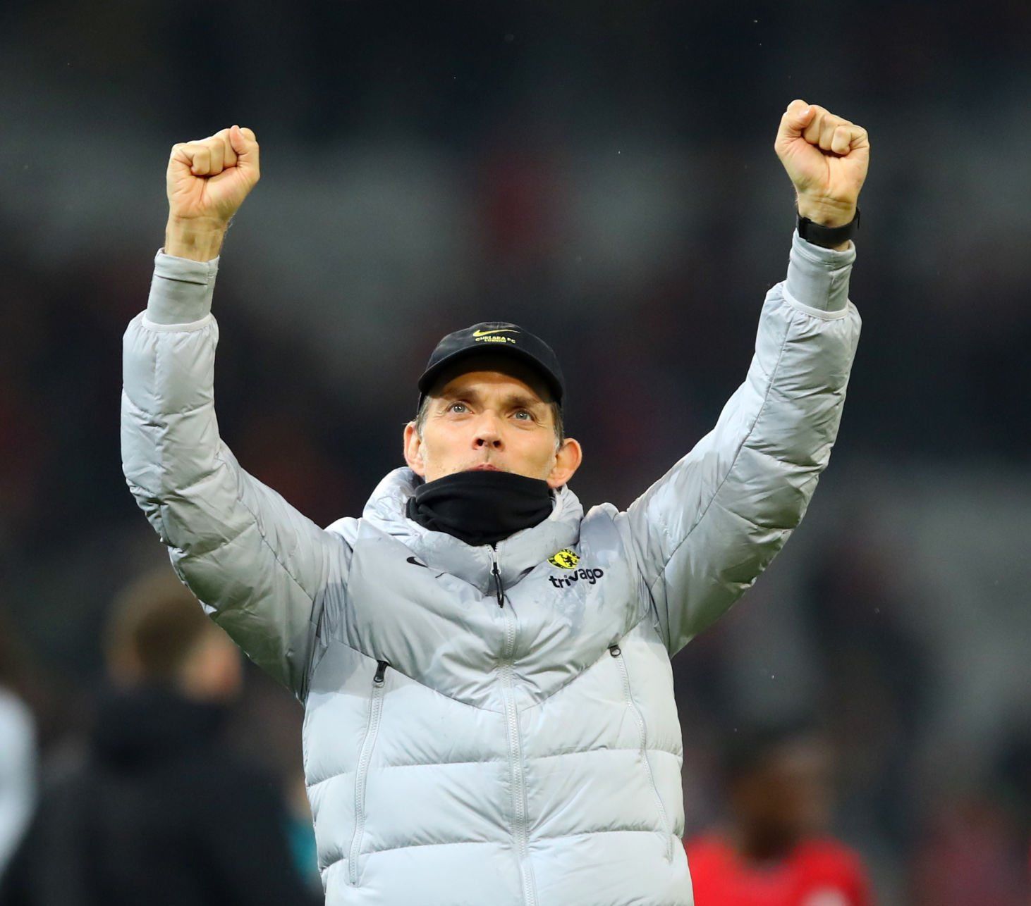 Thomas Tuchel celebrates