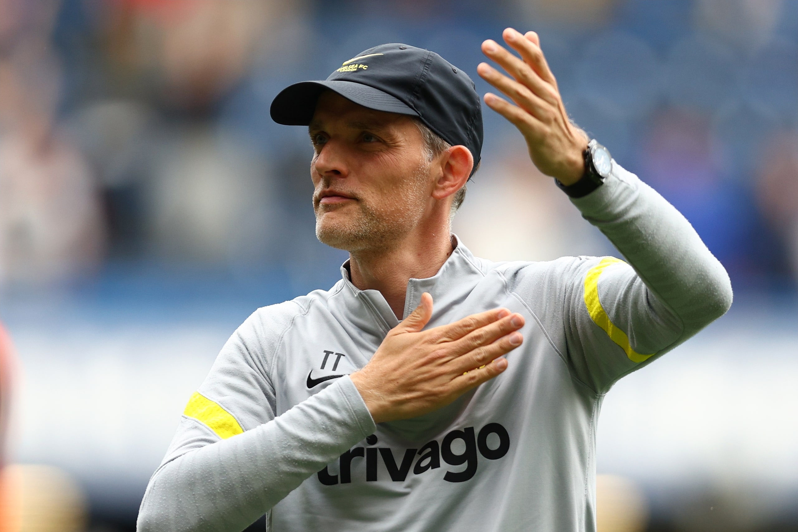 Thomas Tuchel hails the fans.