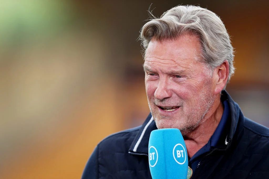 Glenn Hoddle doing punditry.