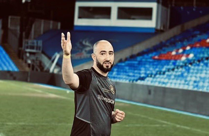 Joe Shields at the CIty of Manchester Stadium.