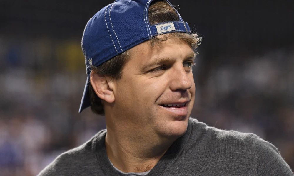 Todd Boehly with his cap backwards