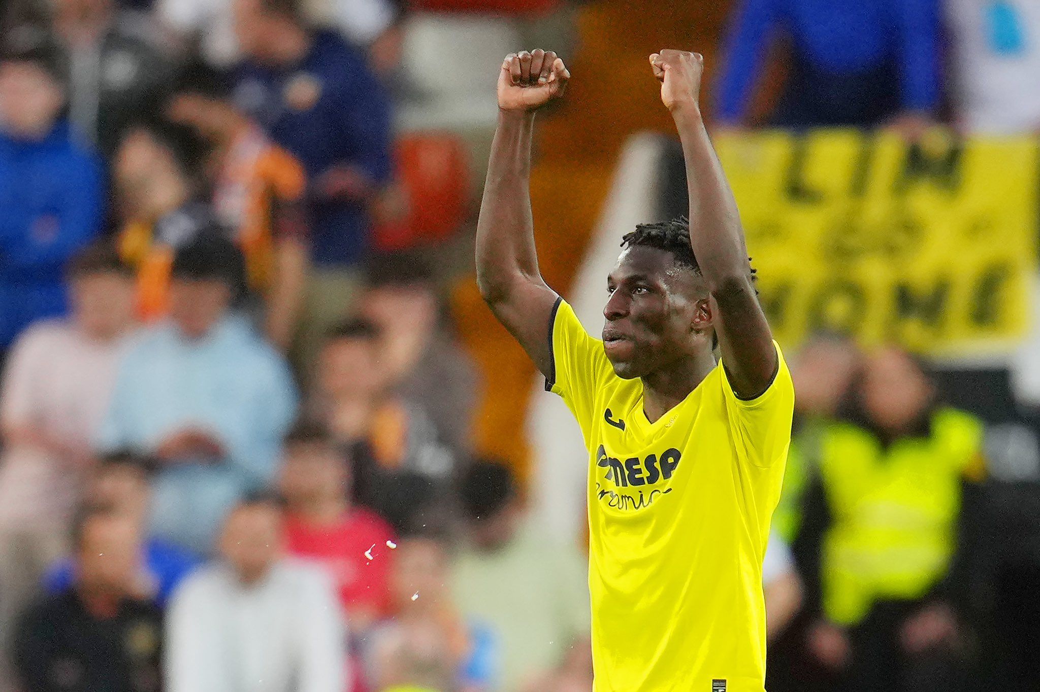 Nicolas Jackson in action for Villareal.
