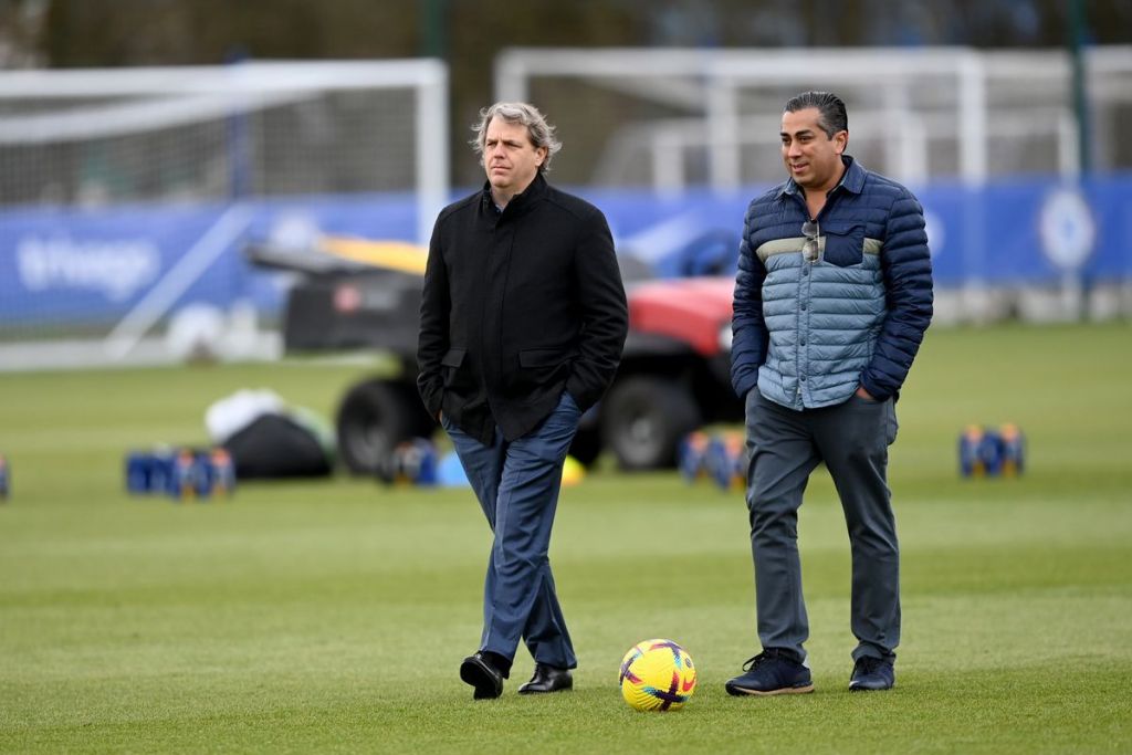 Todd Boehly and Behdad Eghbali at Cobham.