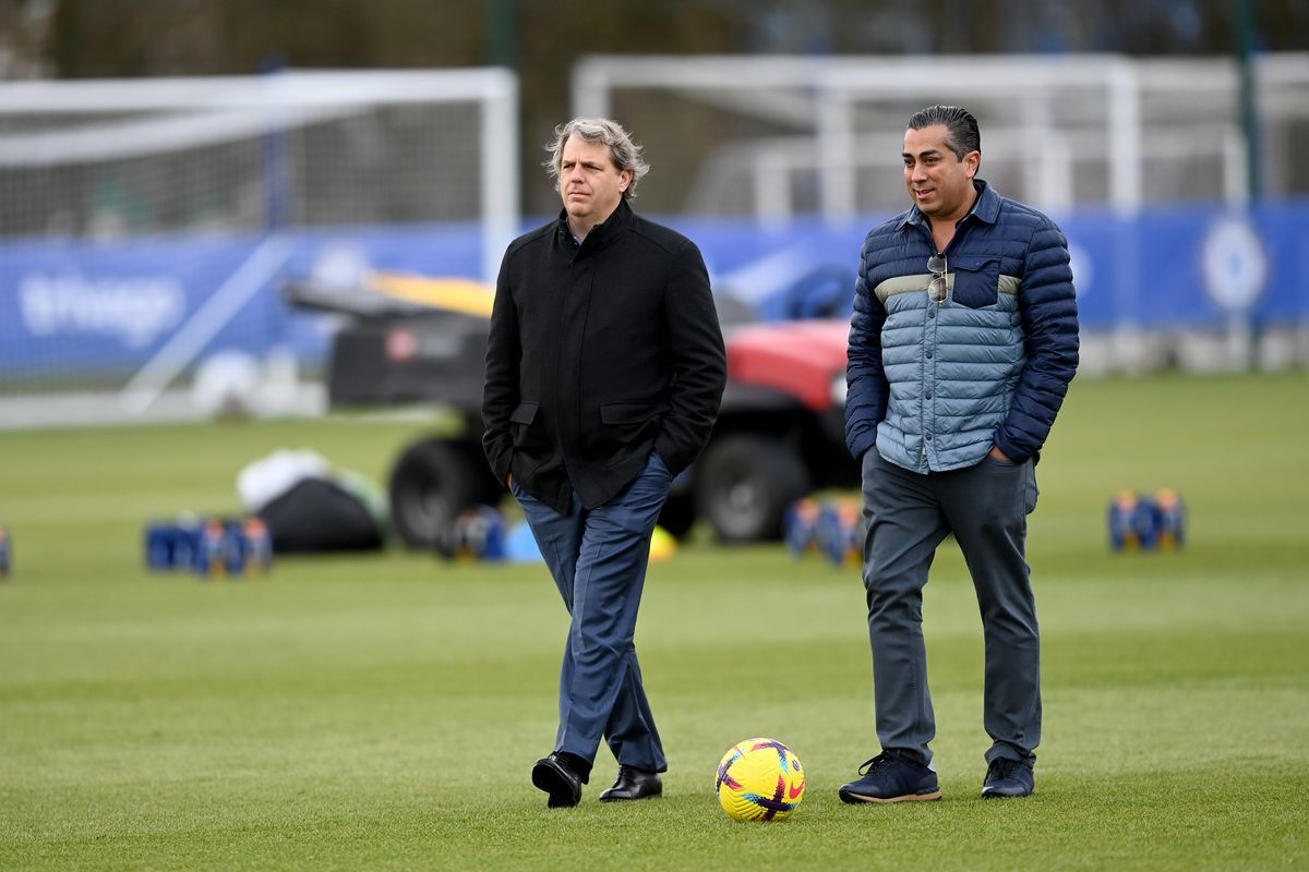 Todd Boehly and Behdad Eghbali at Cobham.