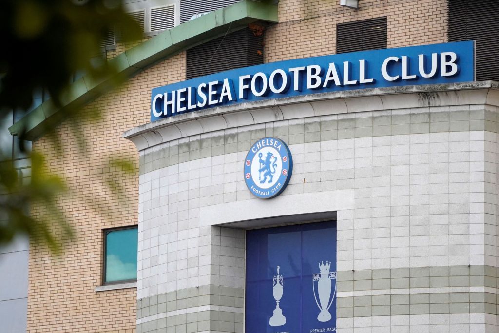 The exterior of Stamford Bridge