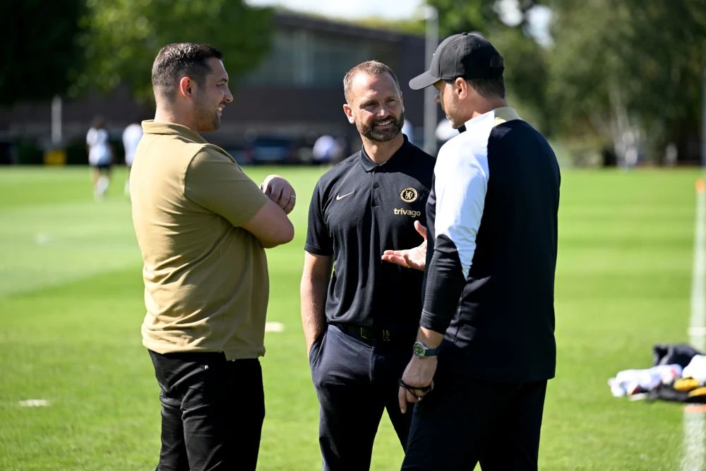 Laurence Steward and Paul Winstanley in preseason.