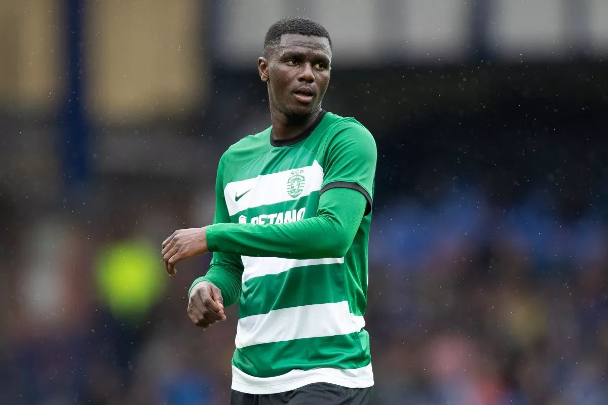 Ousmane Diomande lines up for Sporting.