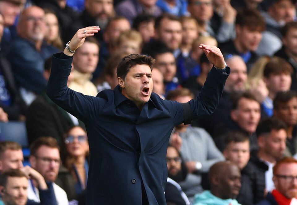 An angry and animated Mauricio Pochettino