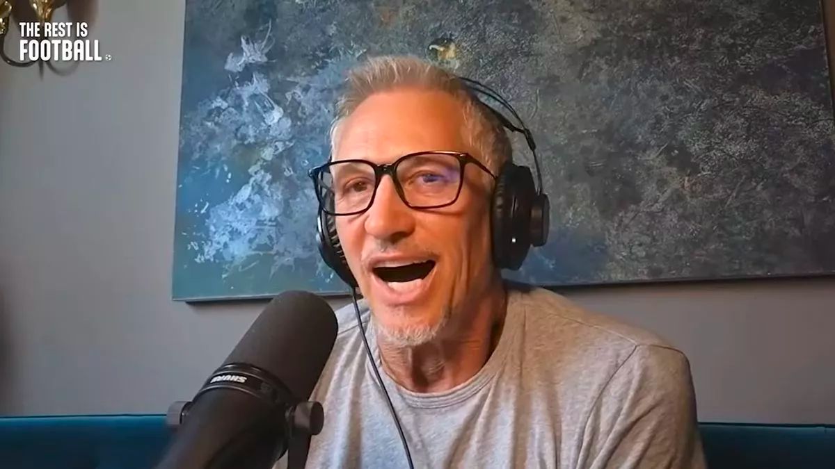 Gary Lineker on his podcast The Rest Is Football.