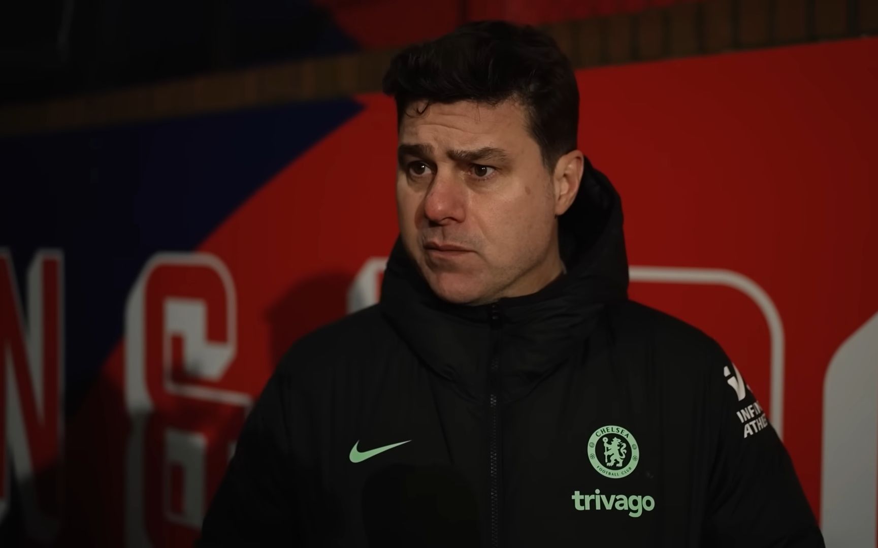 Mauricio Pochettino looks tired.