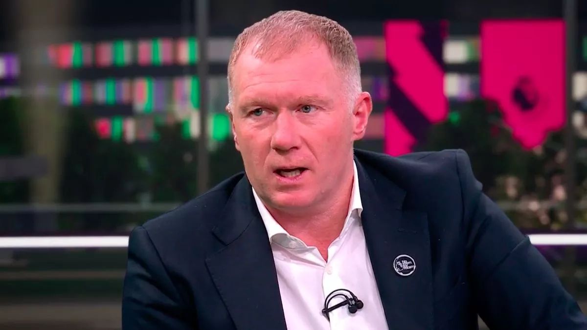 Paul Scholes doing punditry.