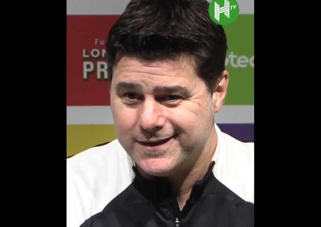 Mauricio Pochettino's press conference sneer.