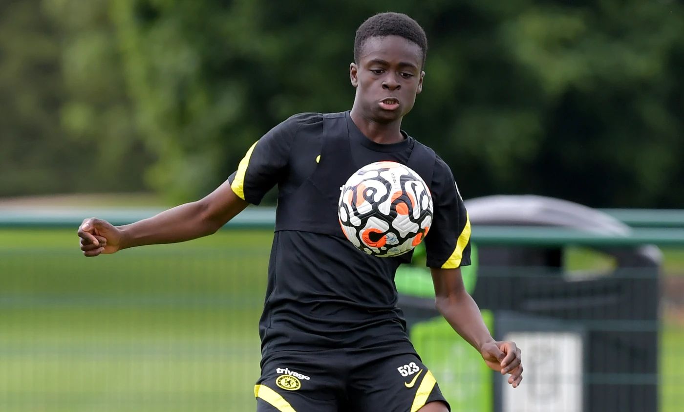 Tyrique George in training. Tyrique George in training.