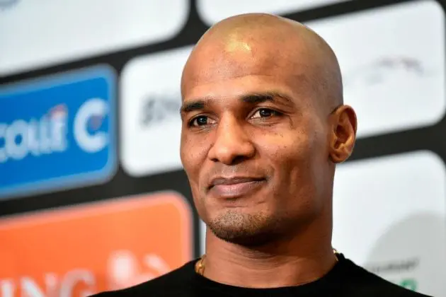 Florent Malouda doing punditry.