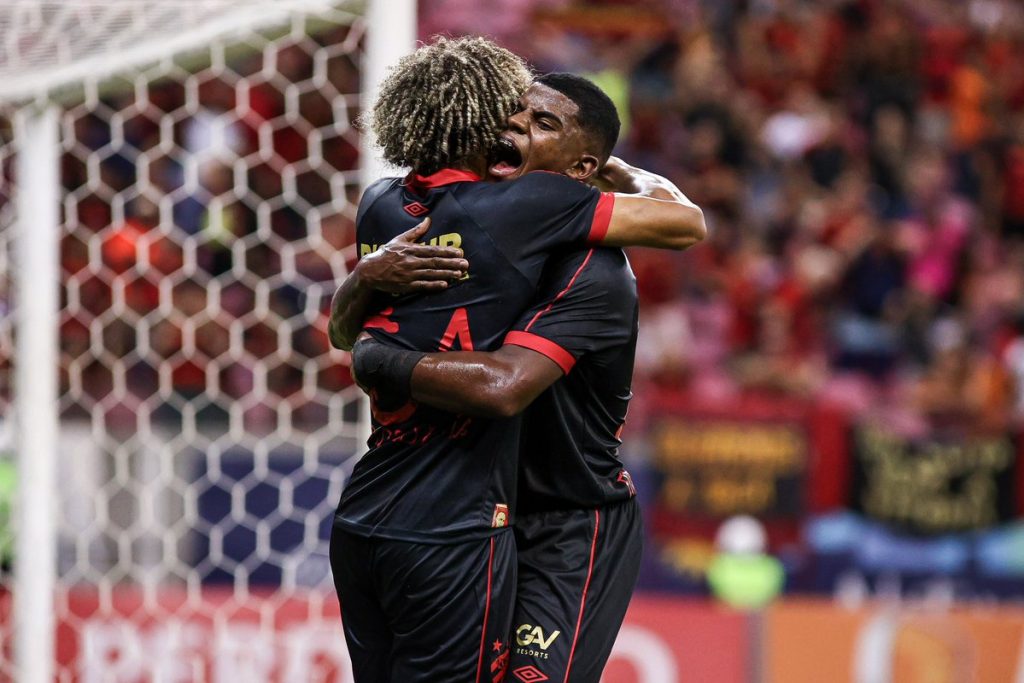 Pedro Lima celebrates a goal.