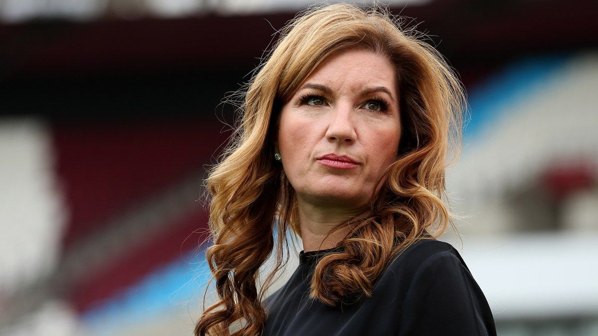 Karren Brady at the West Ham stadium.