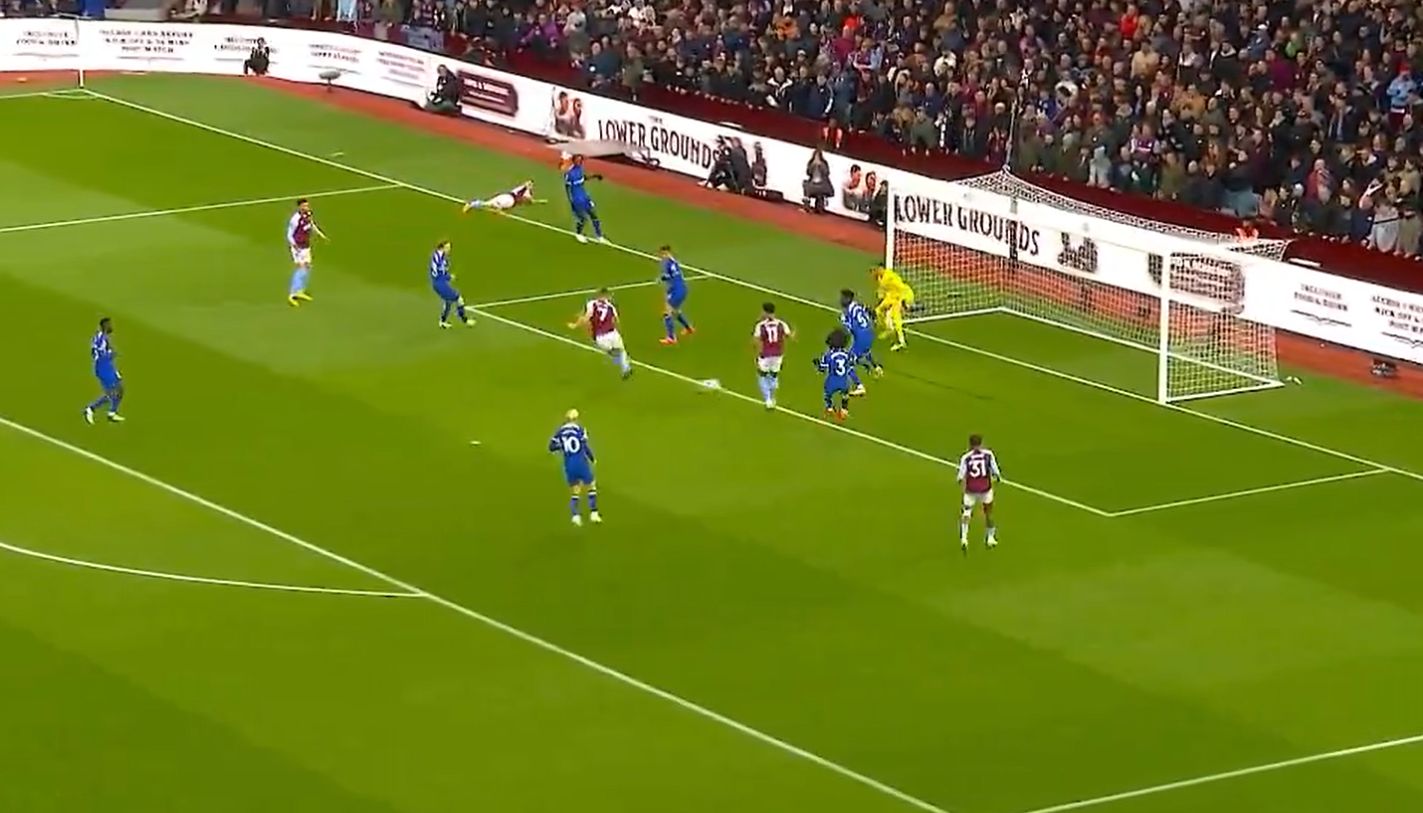 Marc Cucurella scores an own goal.