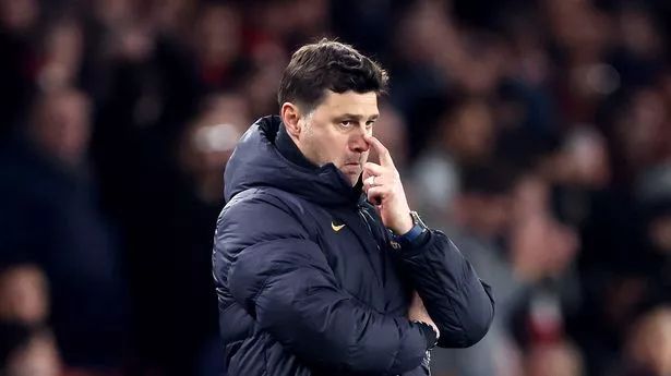 Mauricio Pochettino on the touchline. Mauricio Pochettino on the touchline.