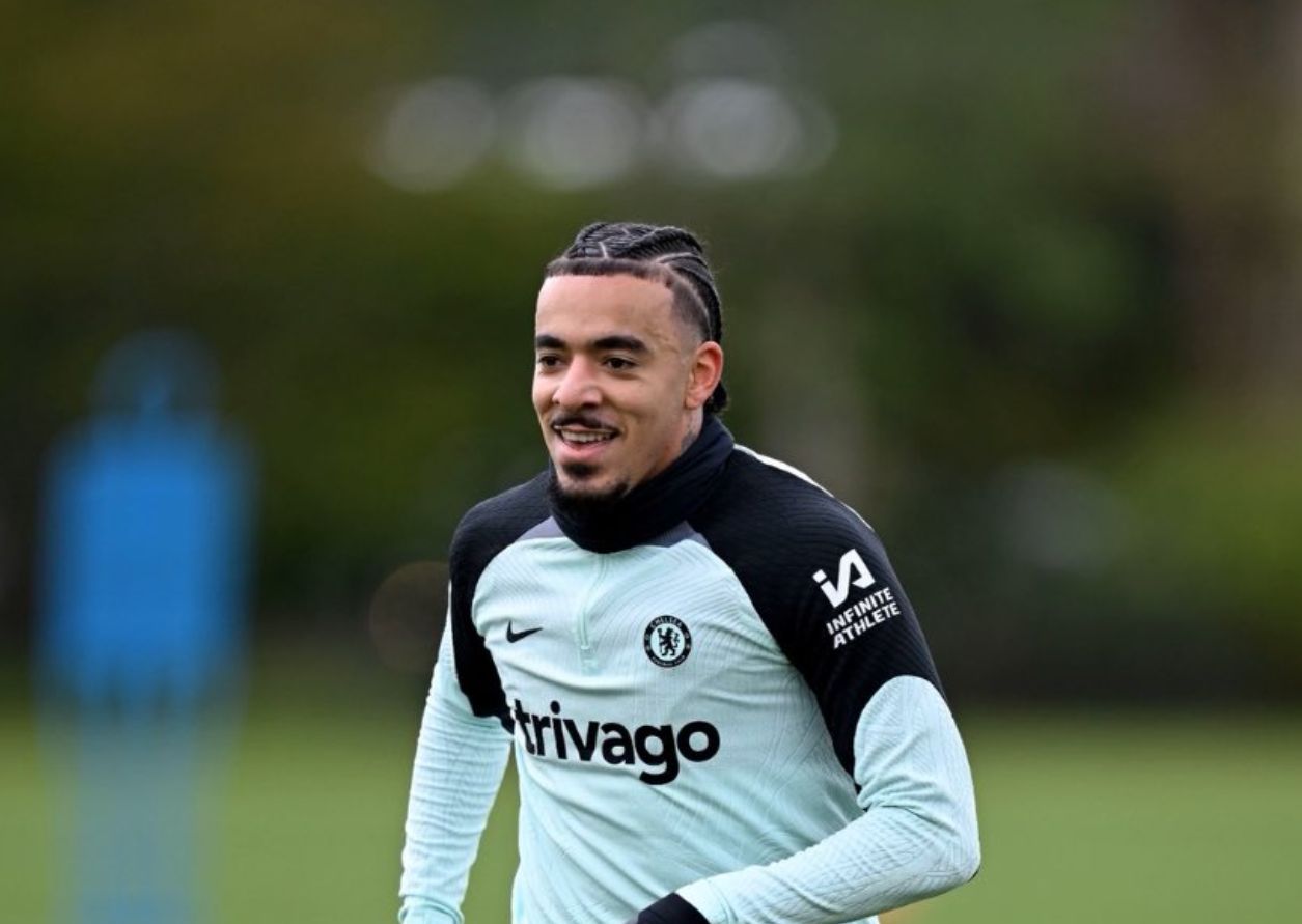 Malo Gusto trains at Cobham