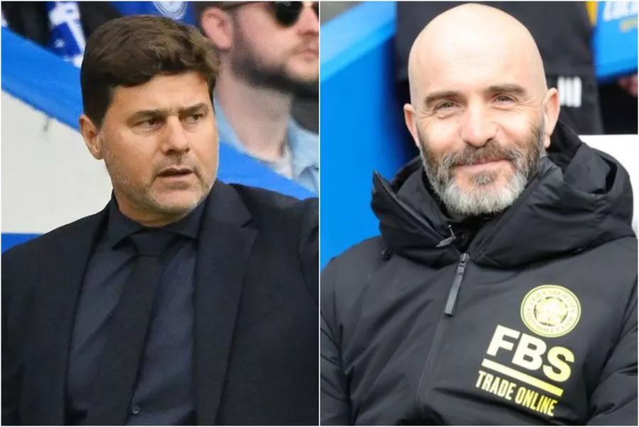 Mauricio Pochettino and Enzo Maresca in a montage.