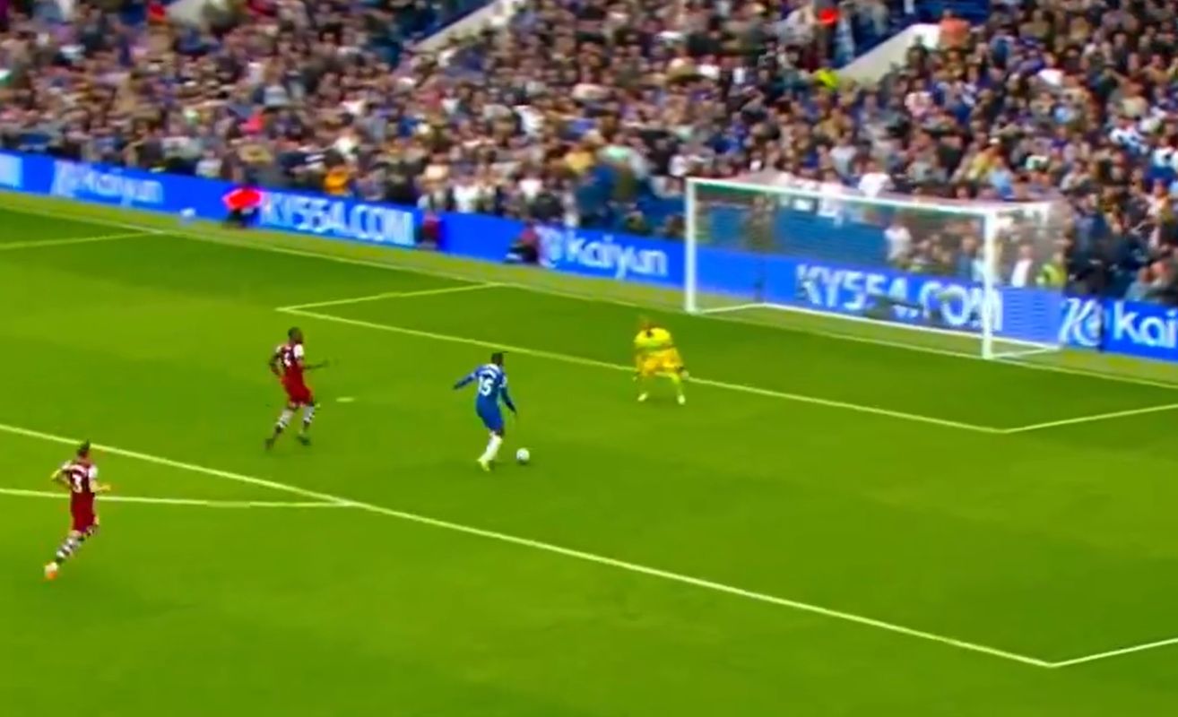 Nicolas Jackson adds his second goal against West Ham.