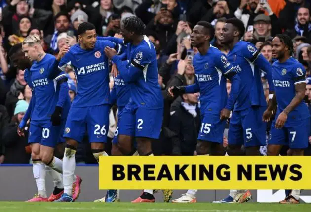 Chelsea breaking news with a generic image.