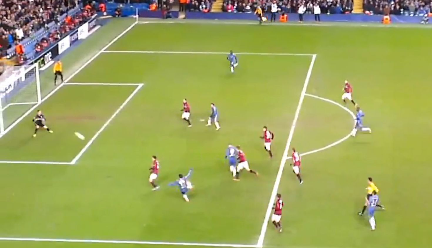 Eden Hazard power strike.
