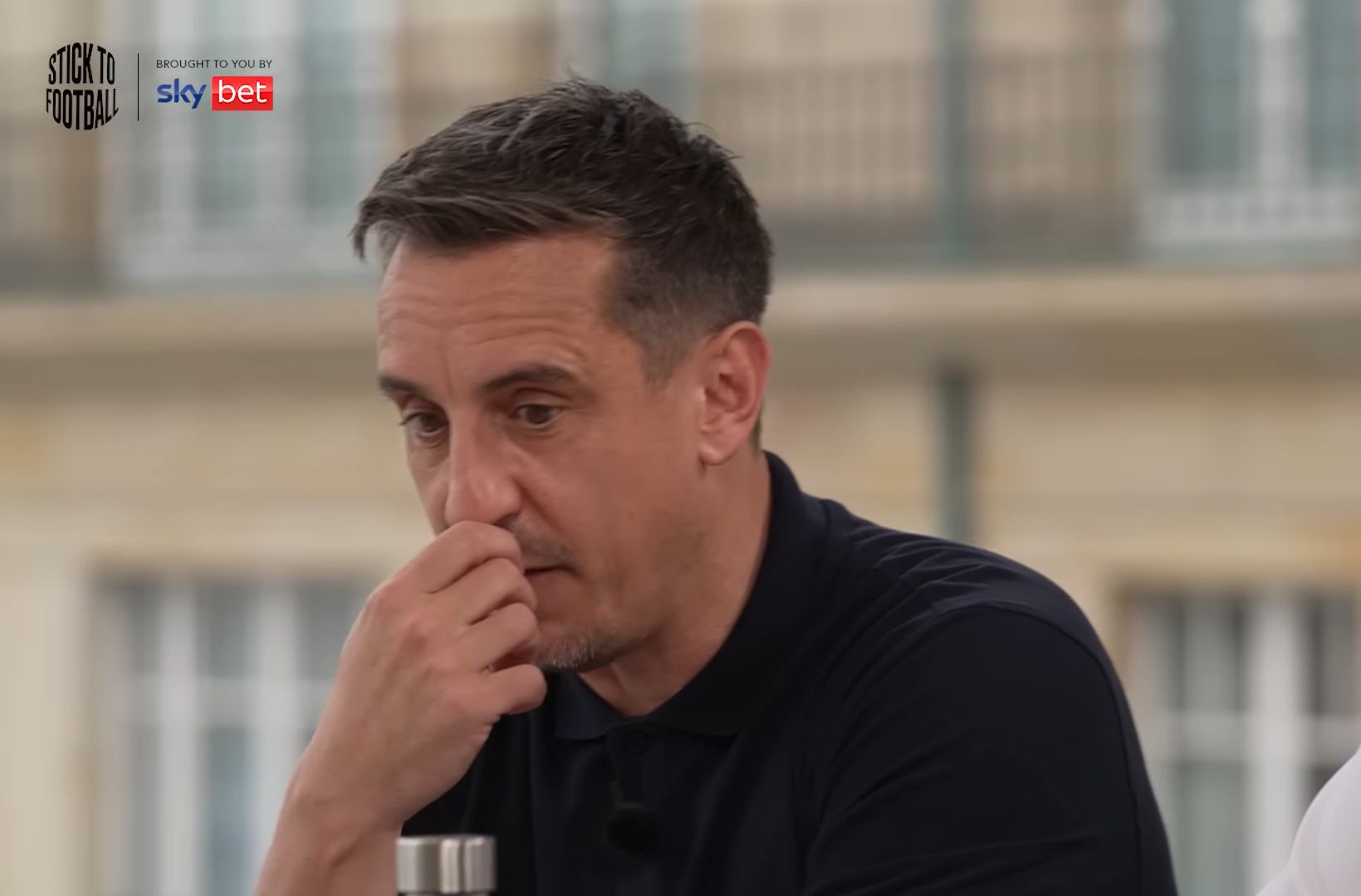 Gary Neville on the Overlap.