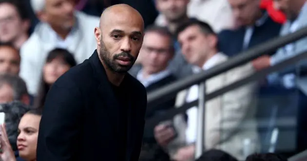 Thierry Henry coaching France U23.