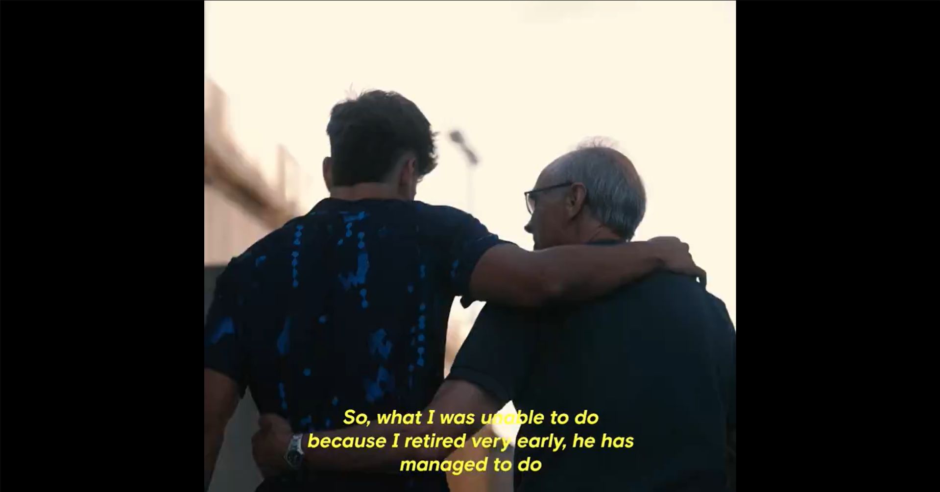 Marc Guiu and his grandfather.