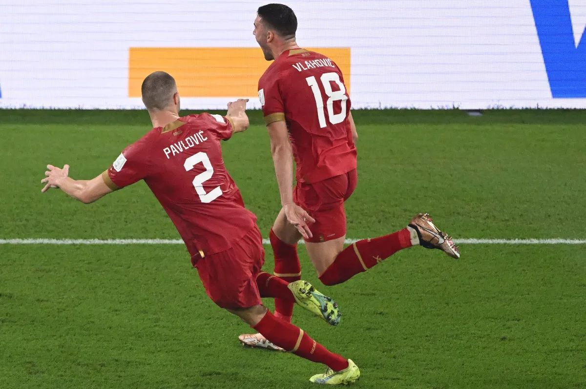 Strahinja Pavlovic playing for Serbia. Strahinja Pavlovic playing for Serbia.