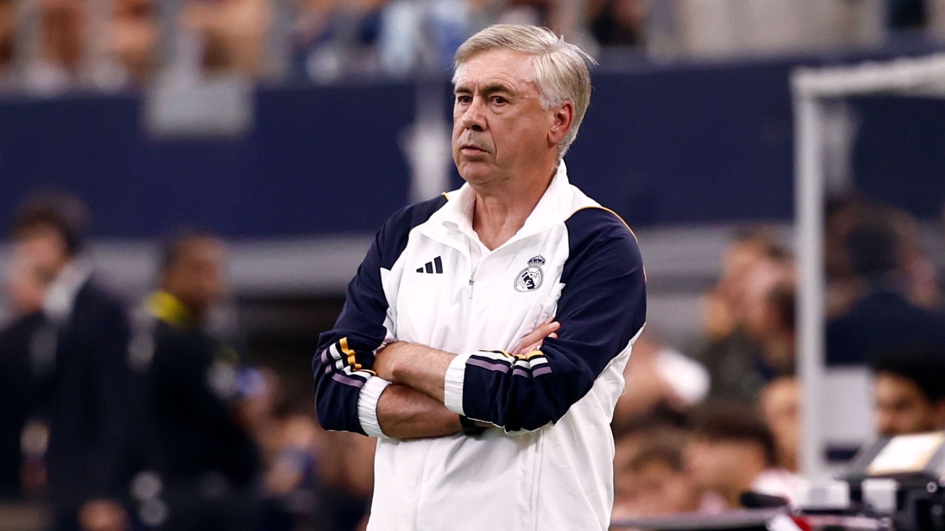 Carlo Ancelotti Real Madrid manager.
