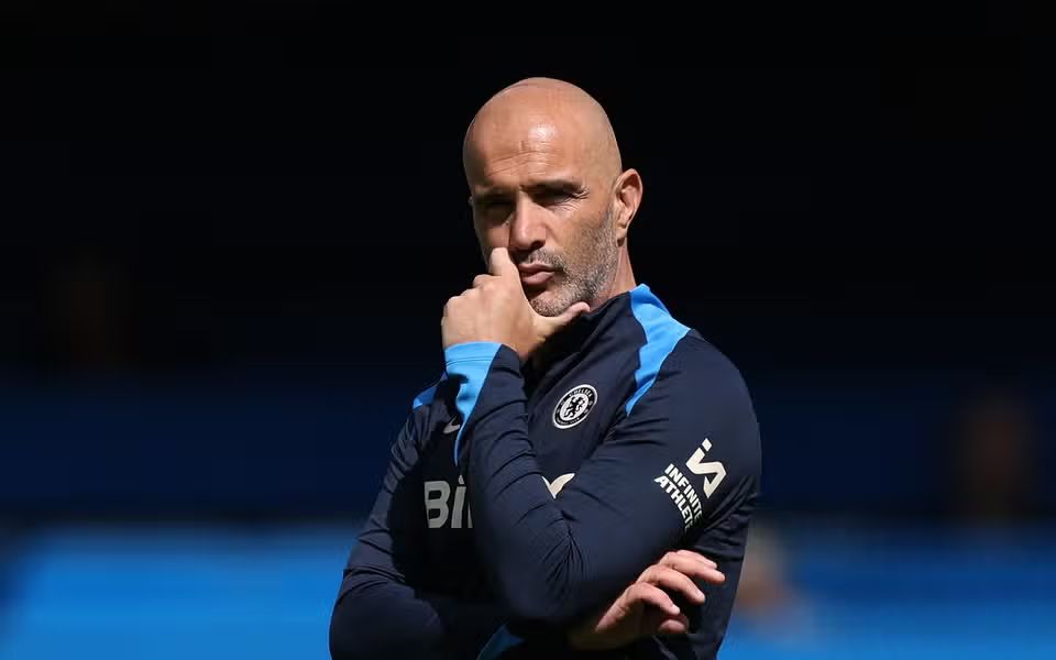Enzo Maresca at Stamford Bridge.