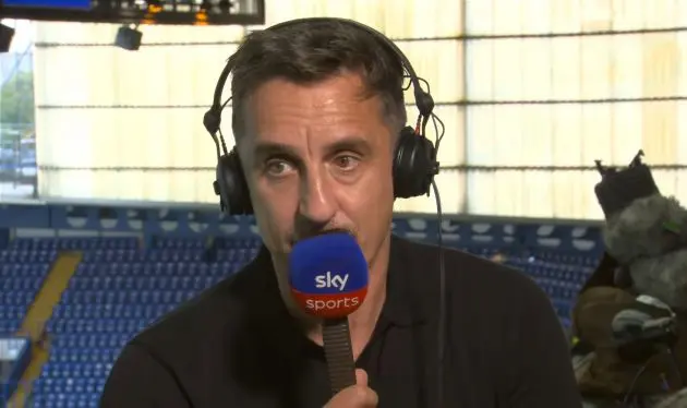 Gary Neville speaking on his podcast.