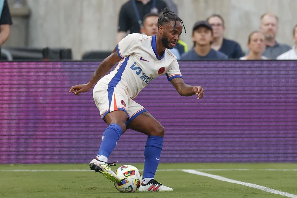 Raheem Sterling playing on the preseason tour.Raheem Sterling playing on the preseason tour.