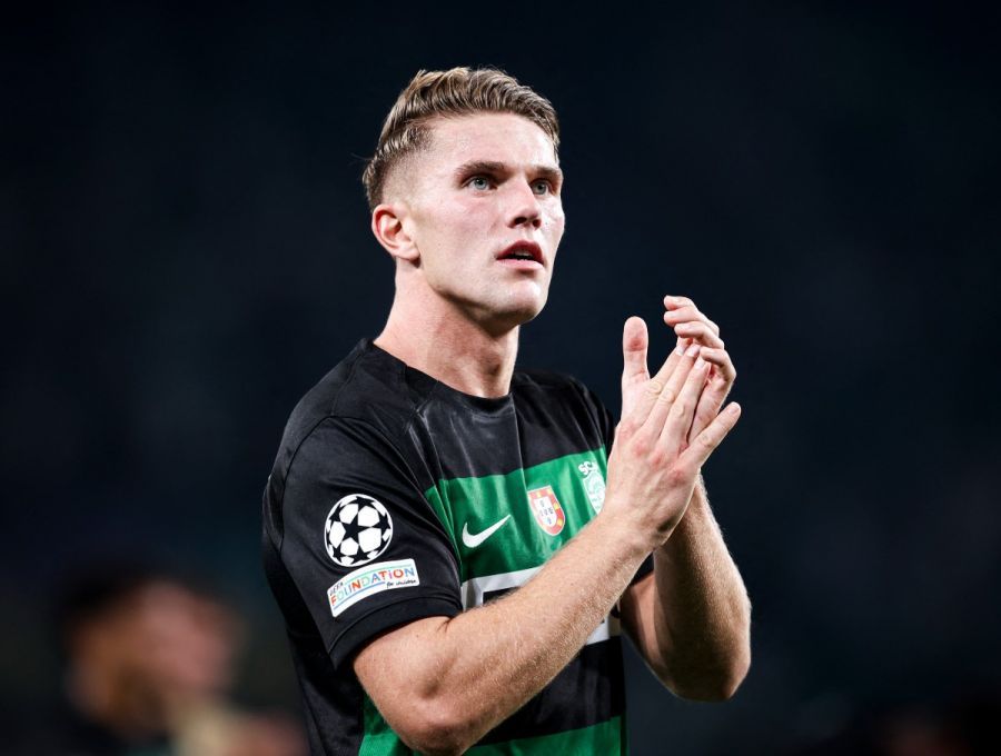 Viktor Gyokeres in action for Sporting Lisbon (Photo by FILIPE AMORIM / AFP)