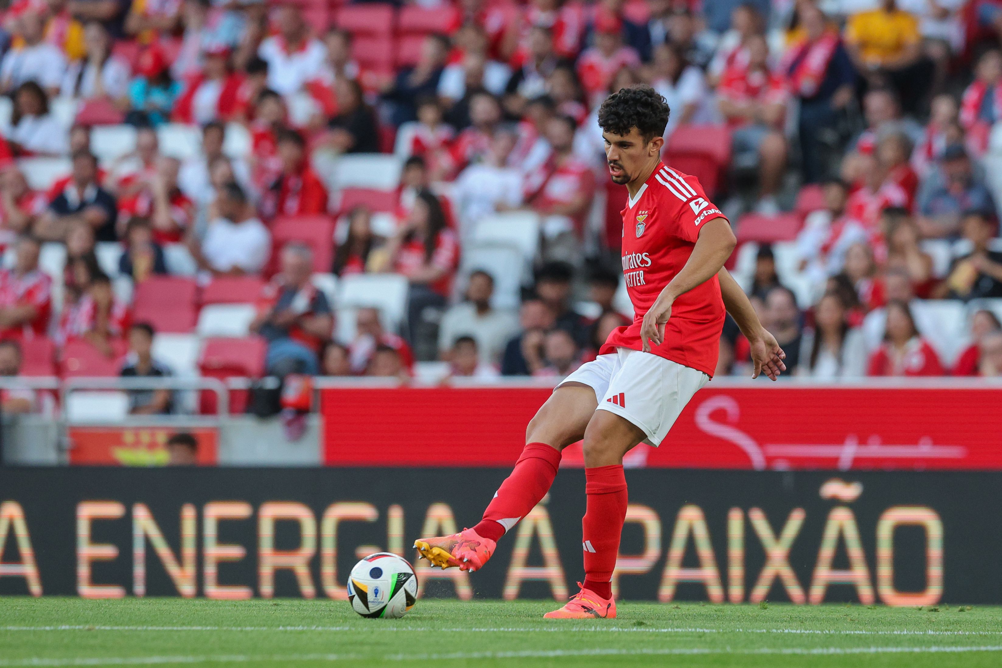 Tomas Araujo in preseason with Benfica. (Photo by Carlos Rodrigues/Getty Images)