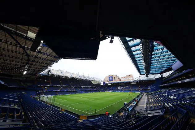 A generic interior view of Stamford Bridge.